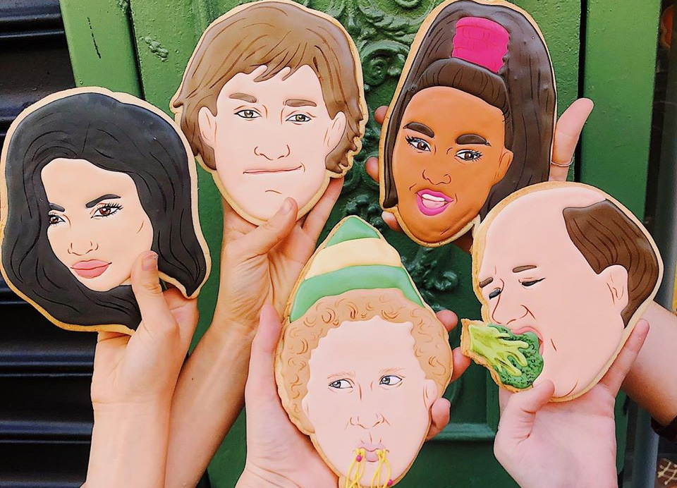 Funny Face Bakery custom-made cookies.