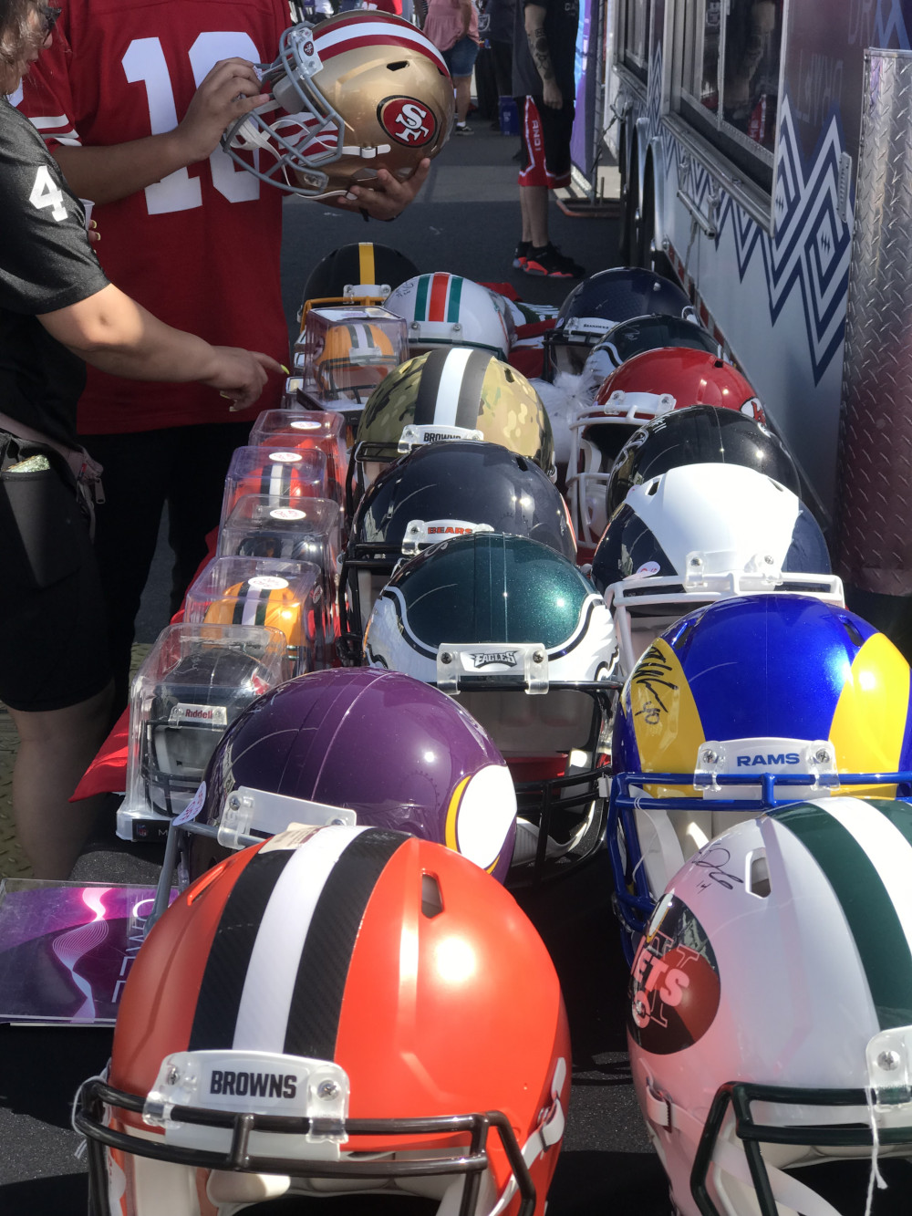 NFL Draft Experience helmets for sale