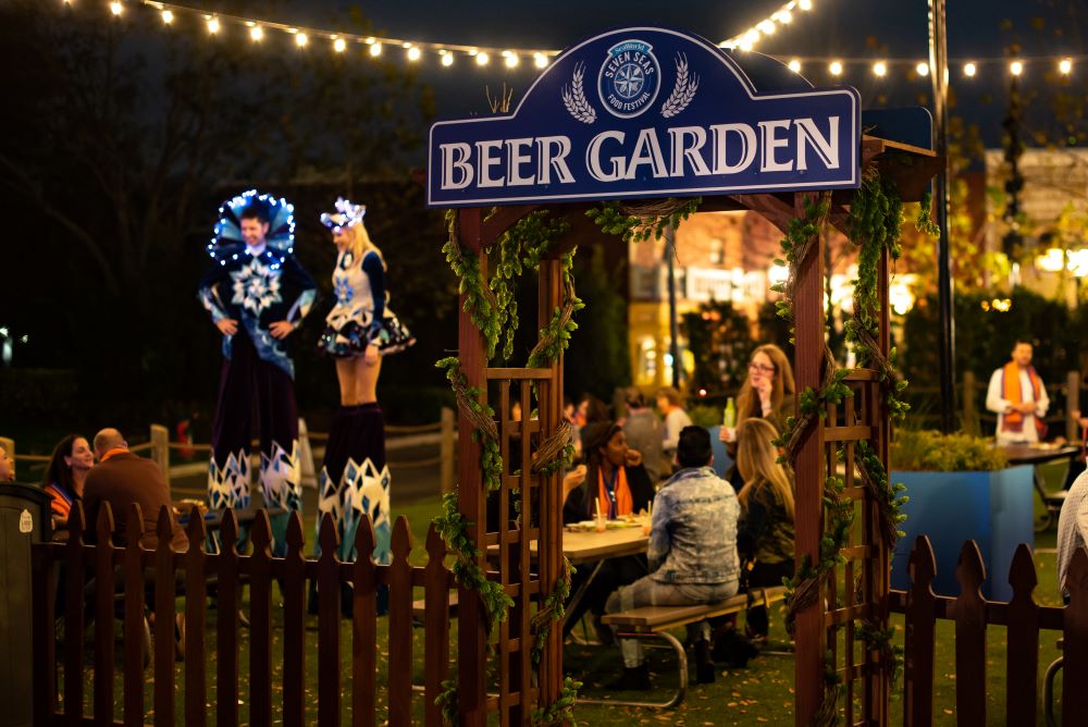 Beer Garden entrance at SeaWorld Orlando