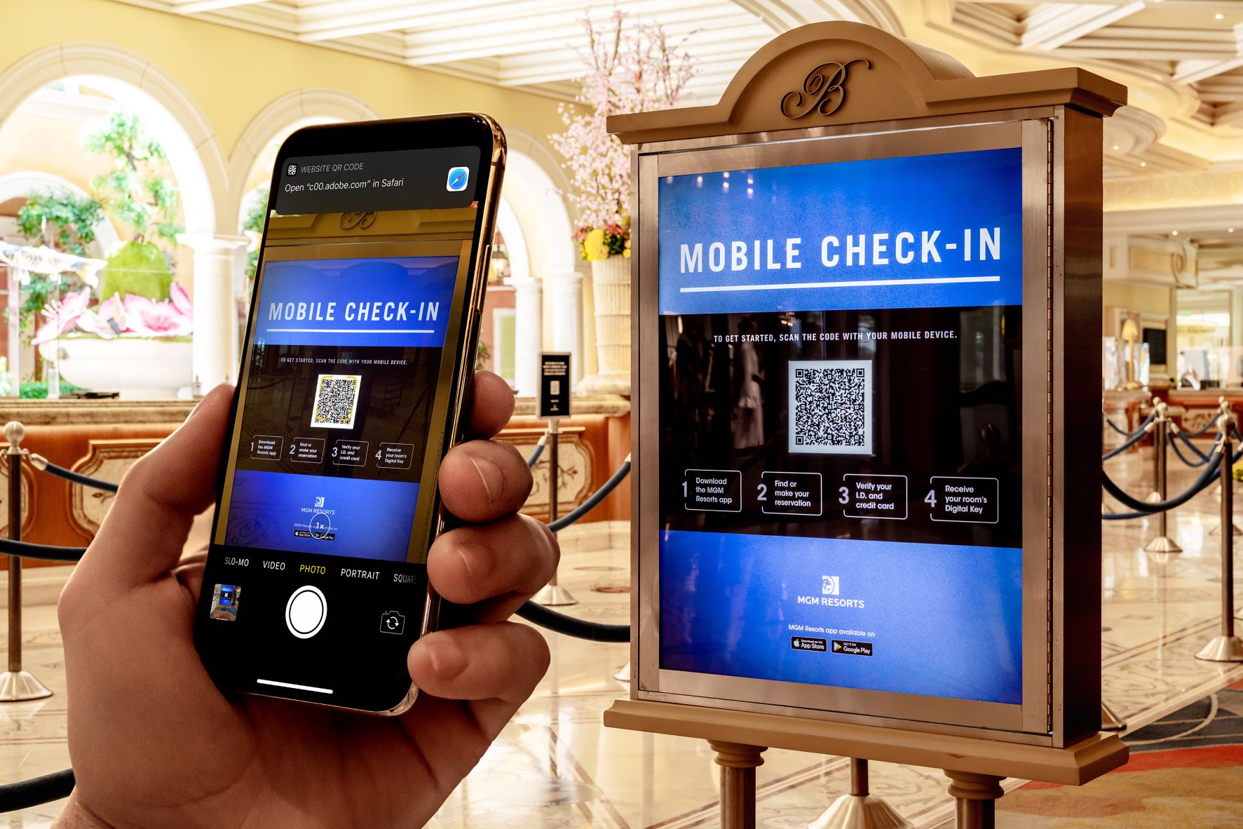 MGM Resorts mobile check in