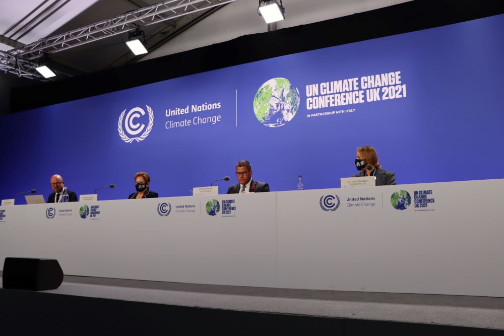Panel at COP26 in Glasgow_