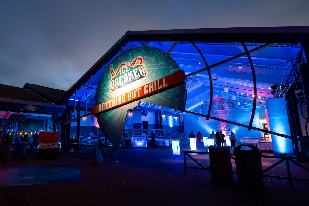 Entrance to Icebreaker at SeaWorld Orlando