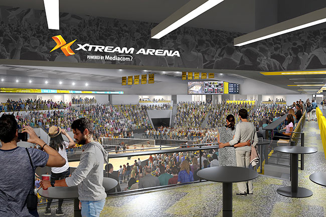 Xtream Arena Interior Rendering, Volleyball Sporting Event