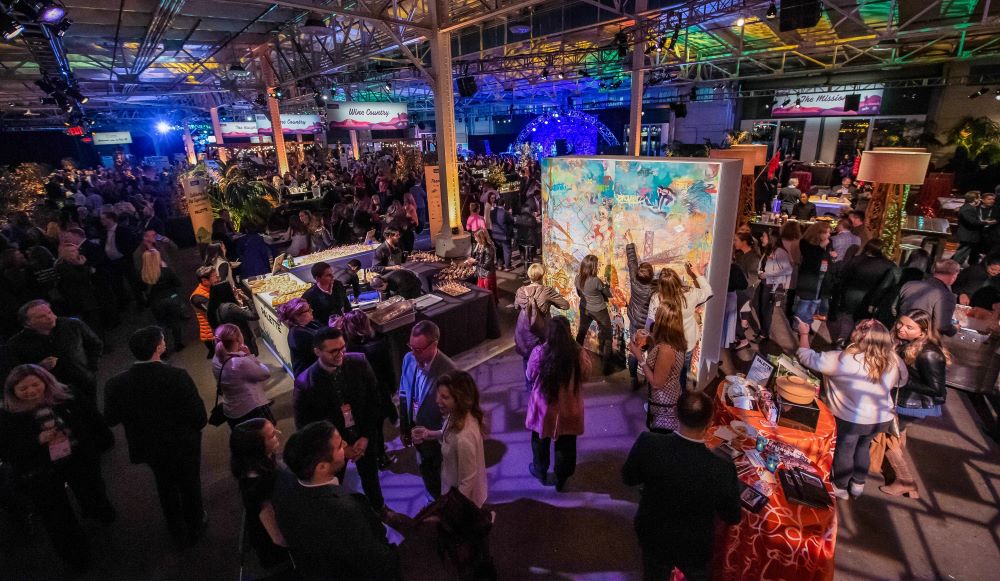 San Francisco’s Pier 48 hosted the opening night reception of PCMA Convening Leaders 2020.