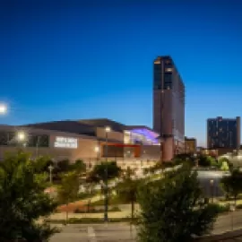 Convention center view in San Antonio
